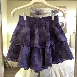 Aerie Rock n Ruffle Mini Skirt